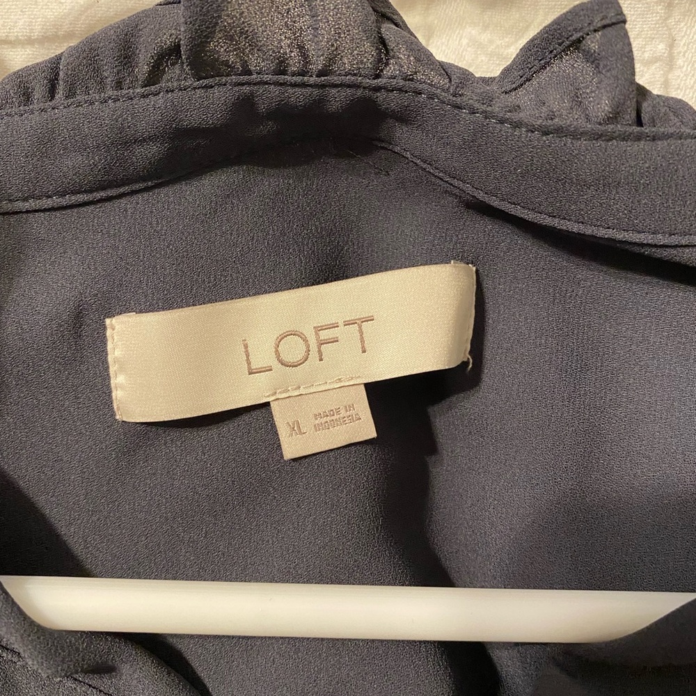 Loft Gray Blouse